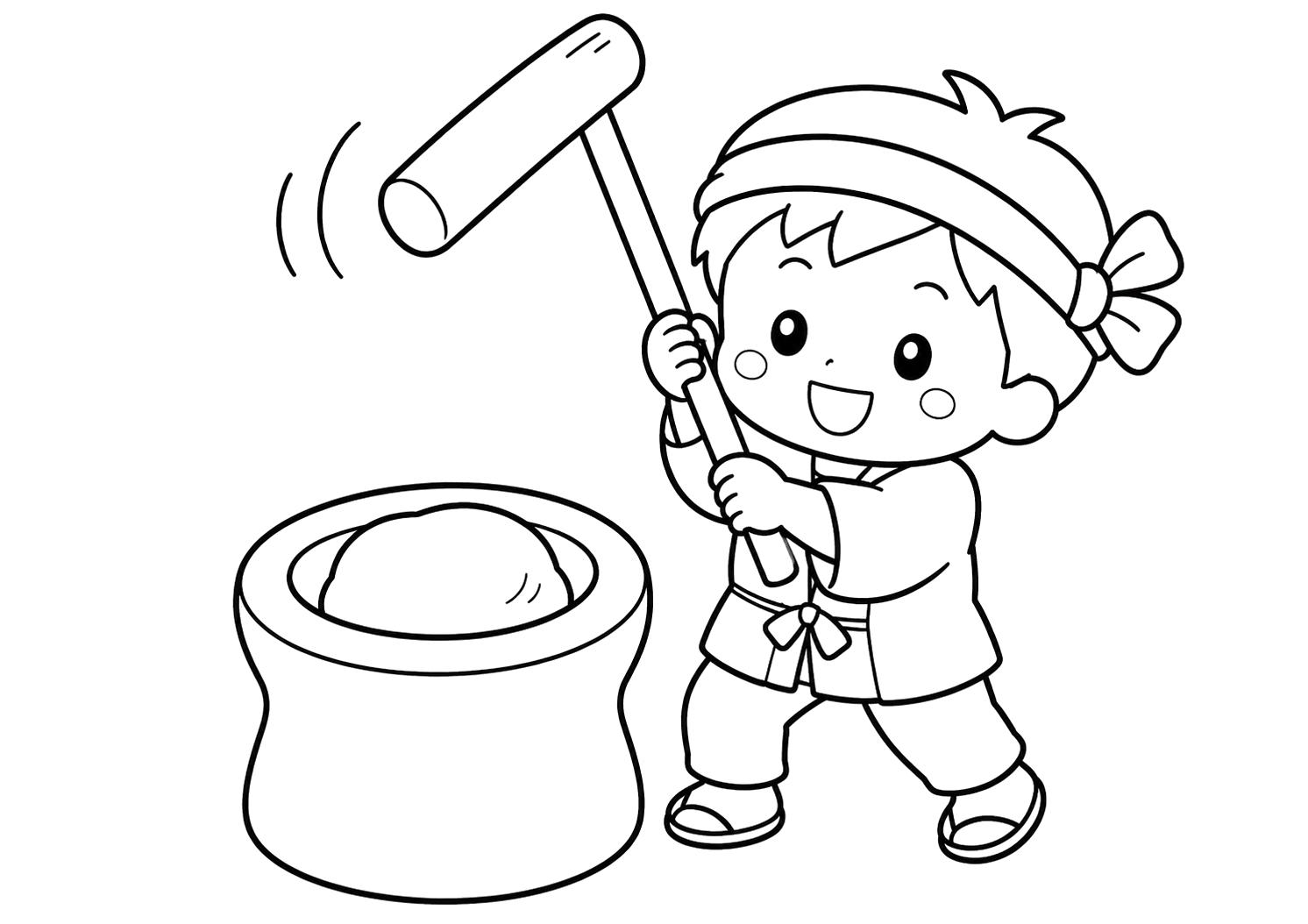 よいしょっともちつき