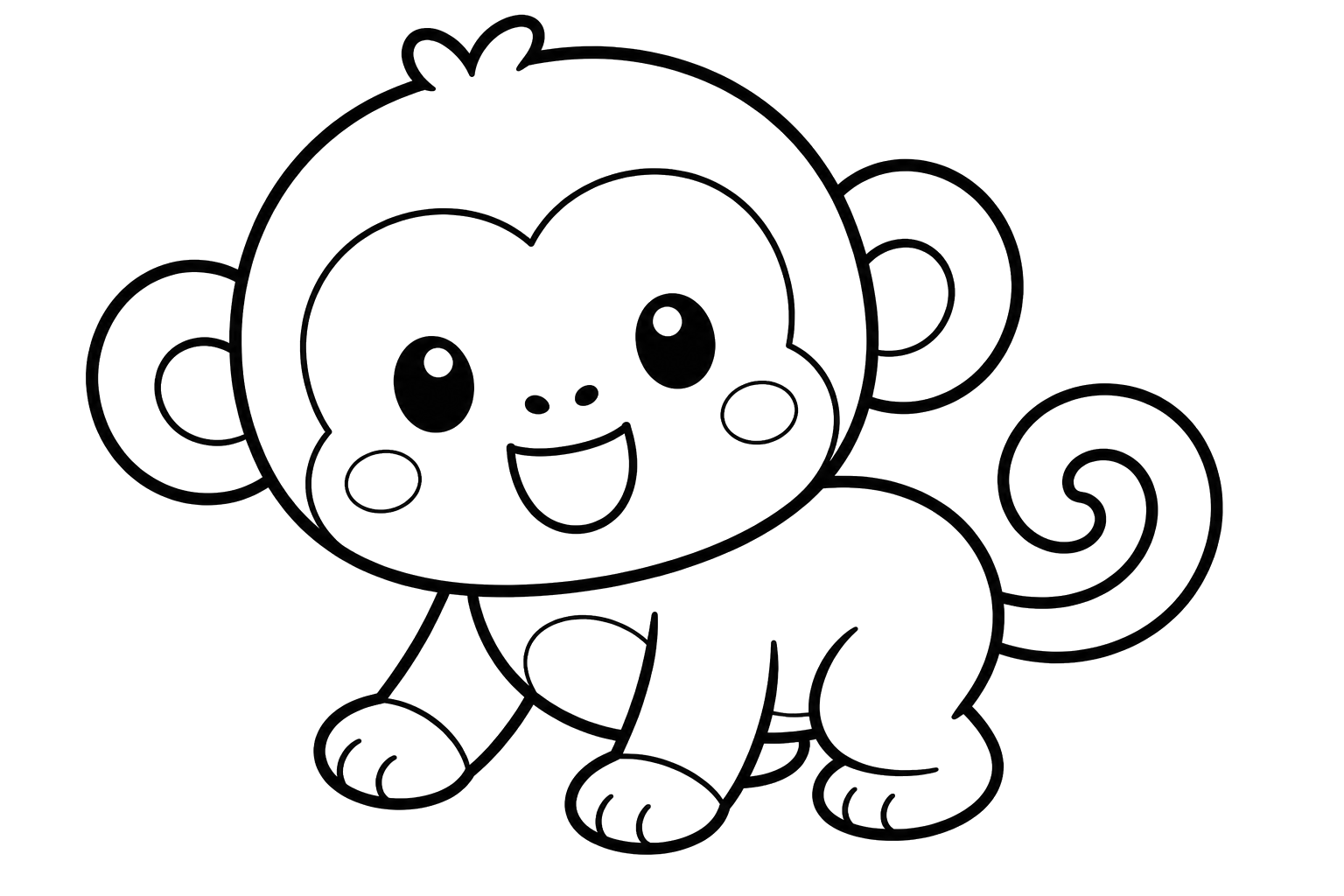 かわいいさる