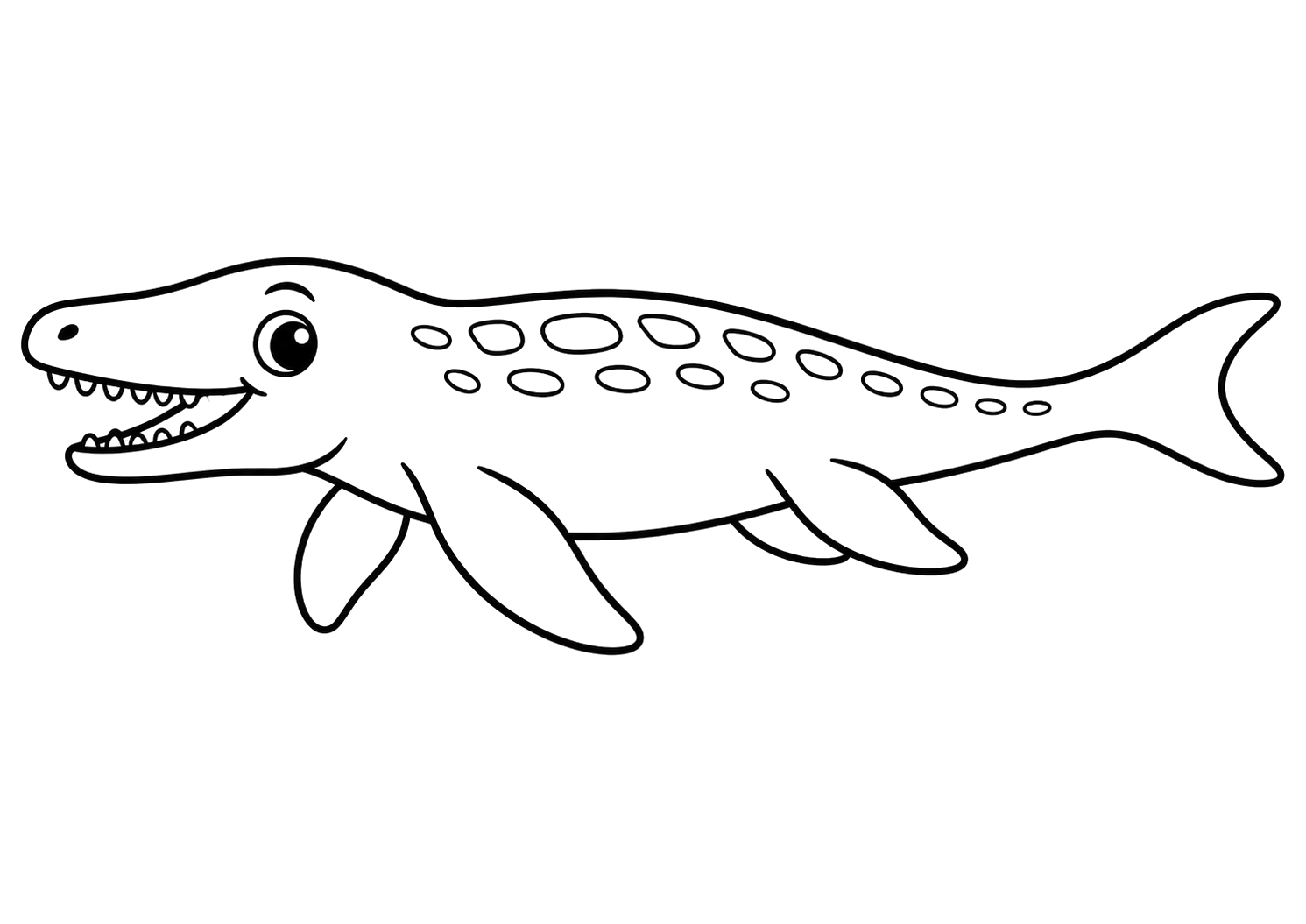 かわいいモササウルス