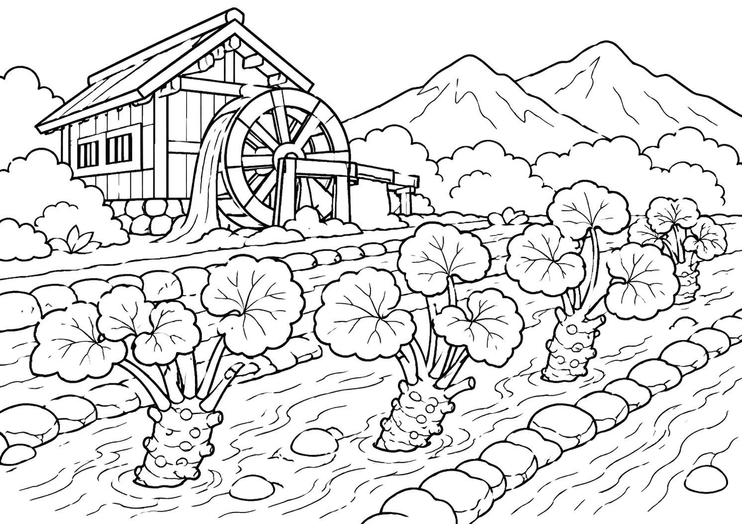わさび農場(長野・安曇野)