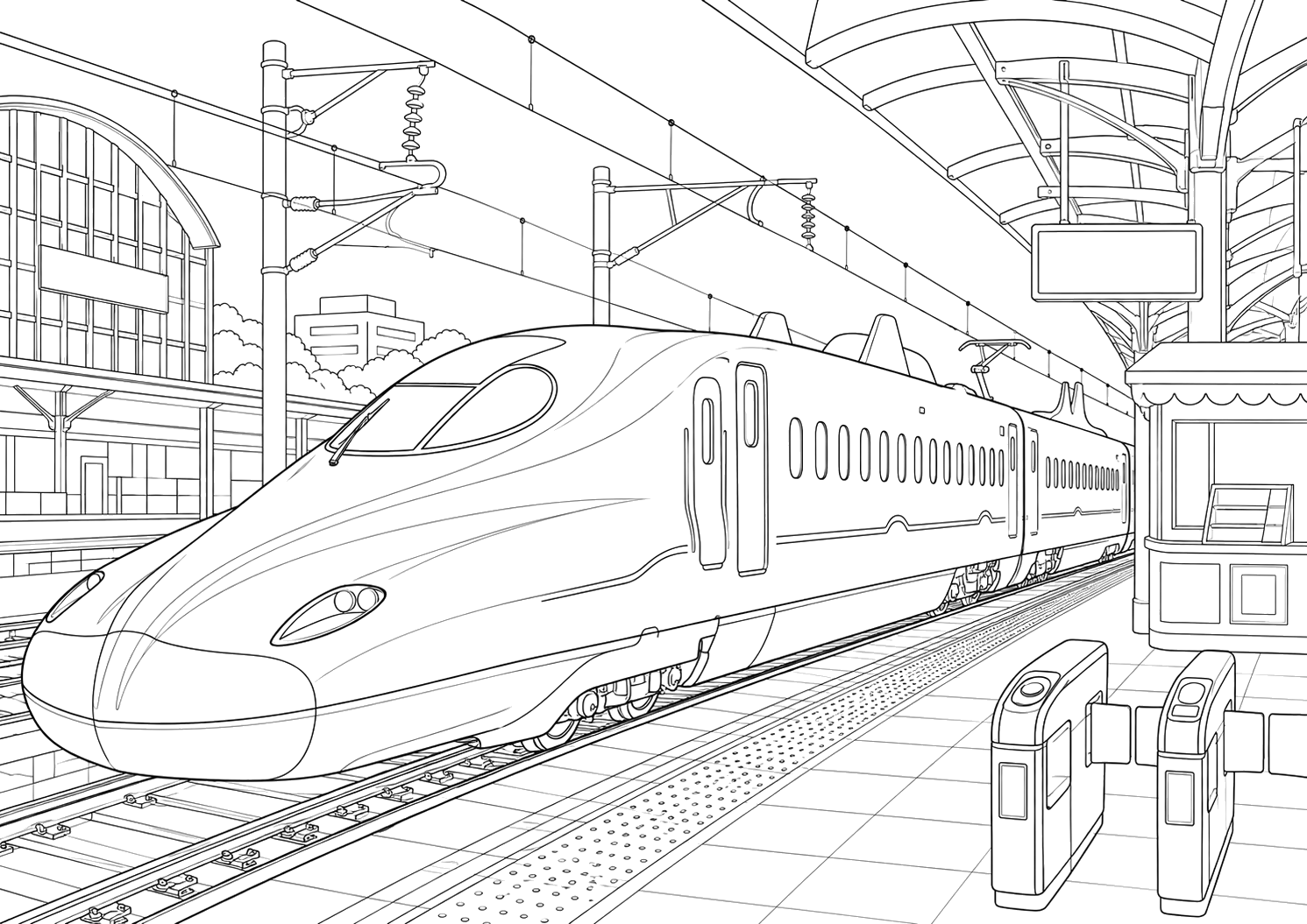 にぎやかな長崎駅