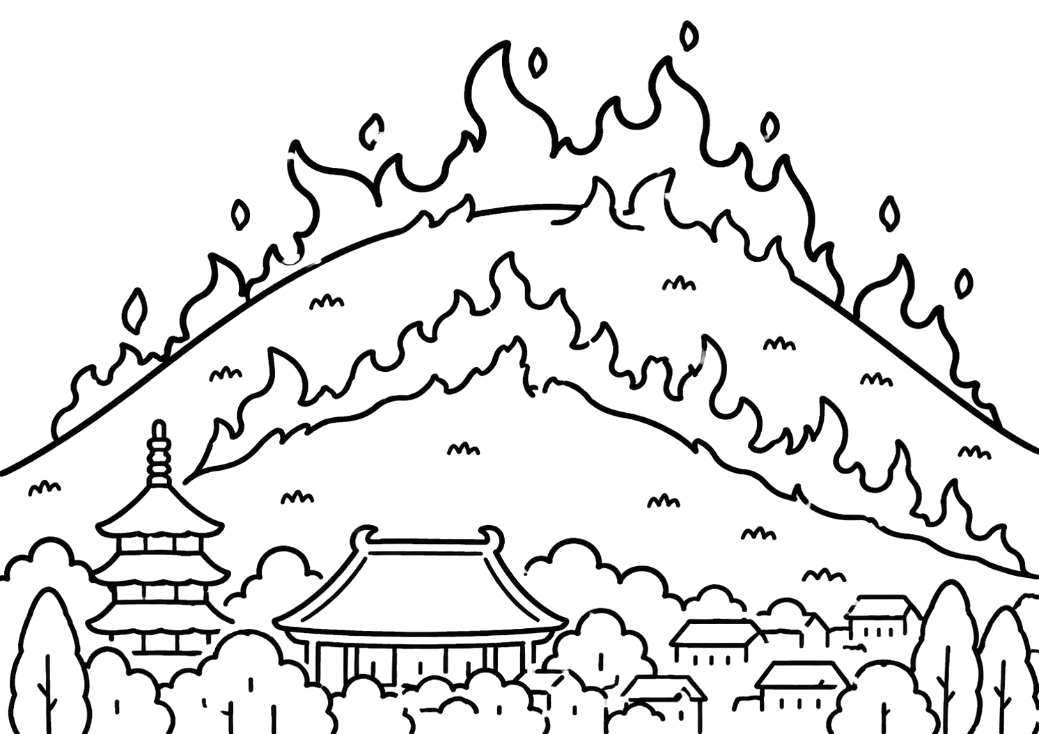 若草山の山焼き（奈良）