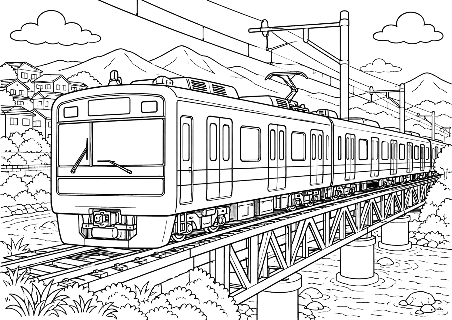 小田急電車3000形のけしき