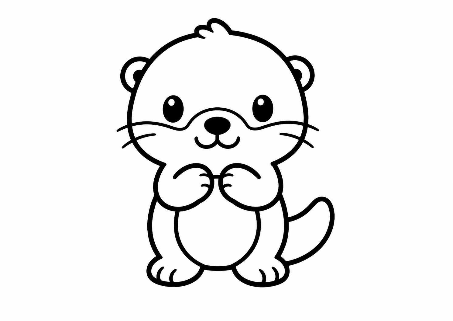 かわいいラッコ