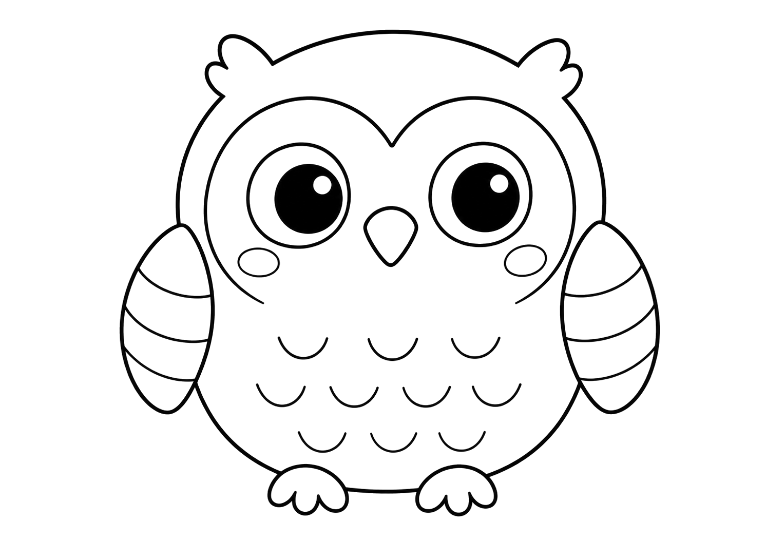かわいいフクロウ