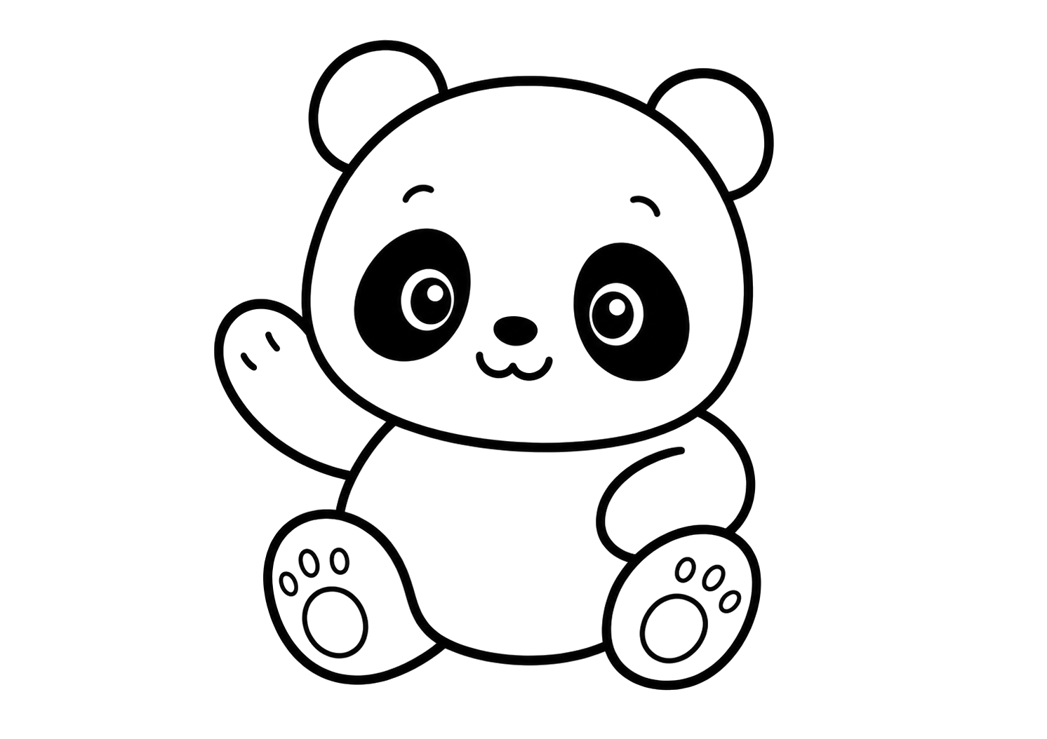 かわいいパンダ