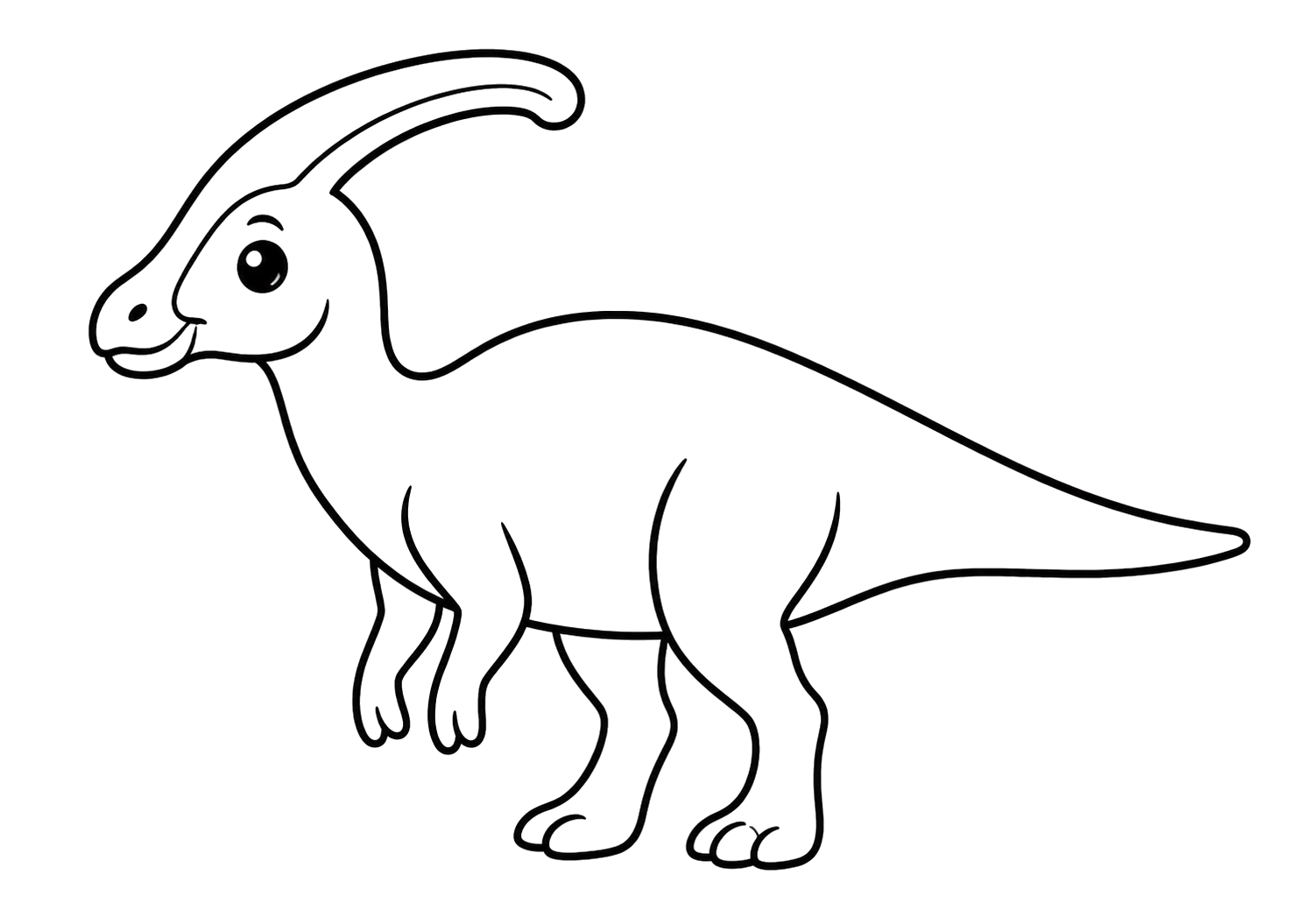 かわいいパラサウロロフス