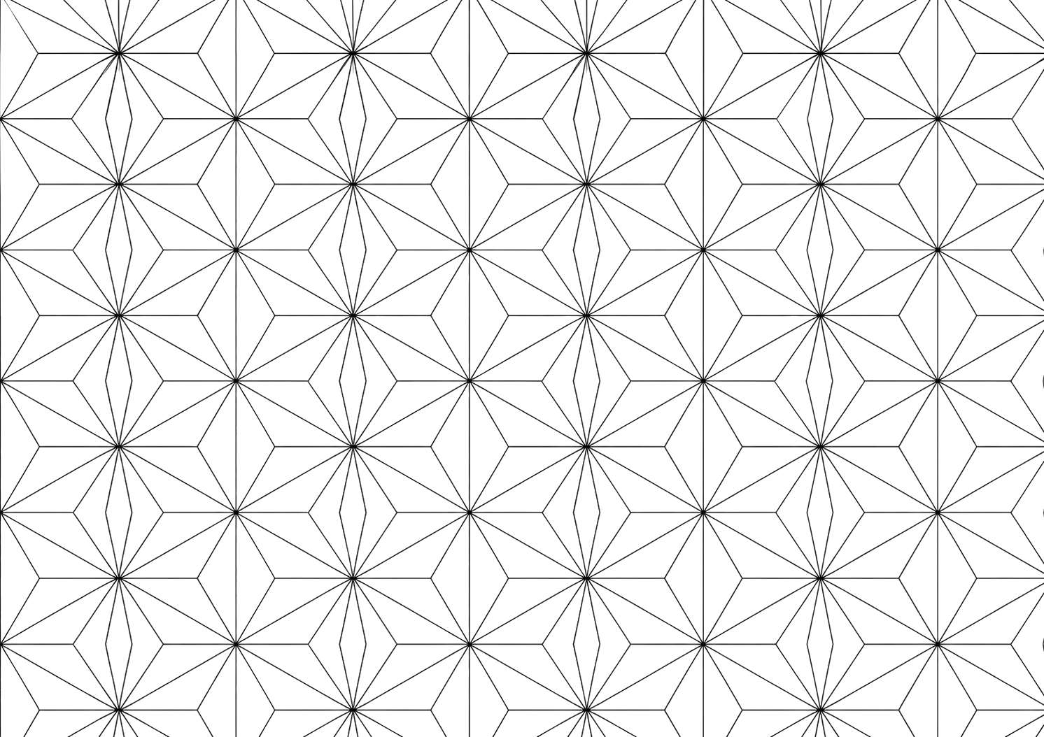 麻の葉模様