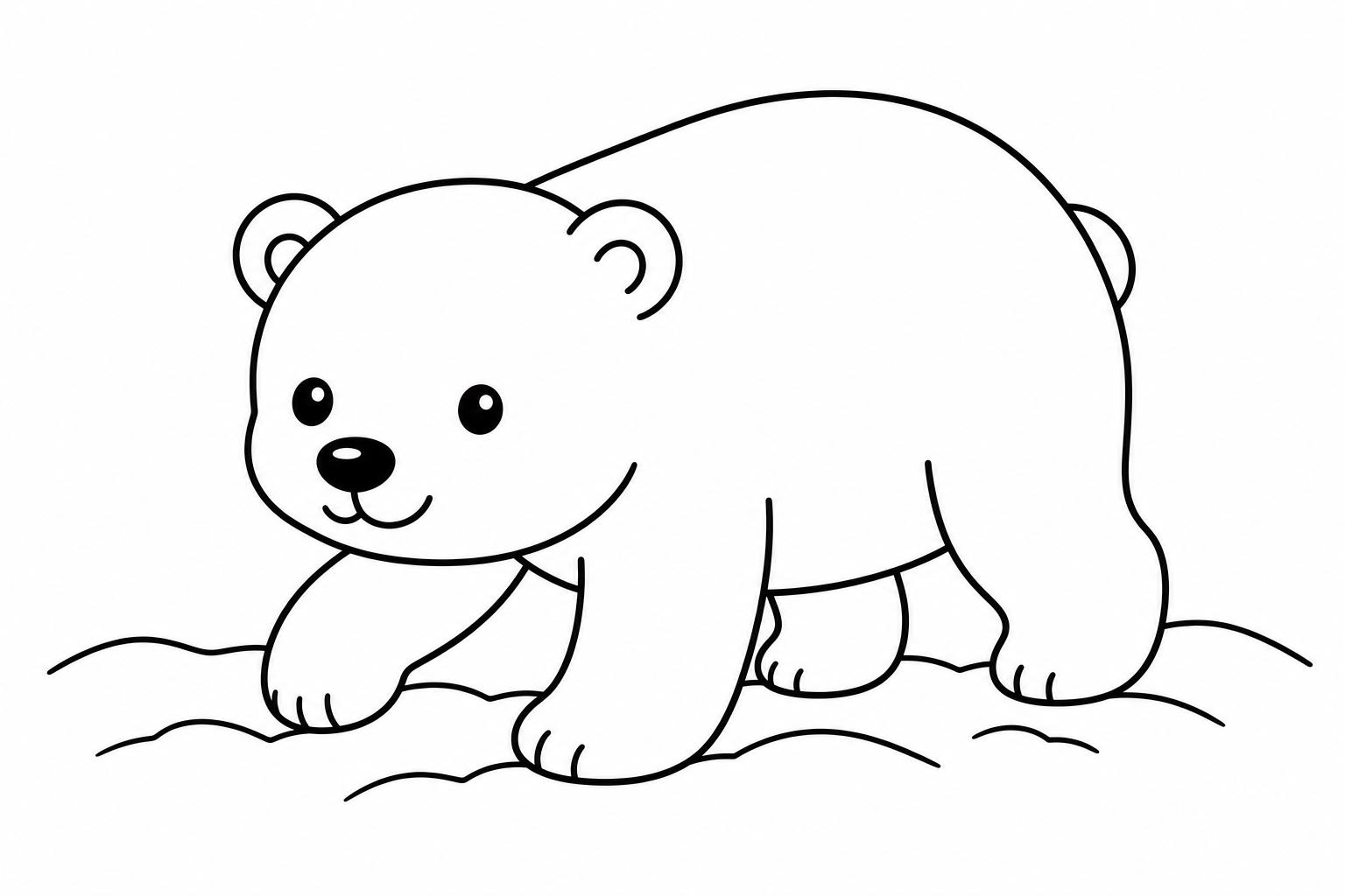 ゆきのうえのシロクマ
