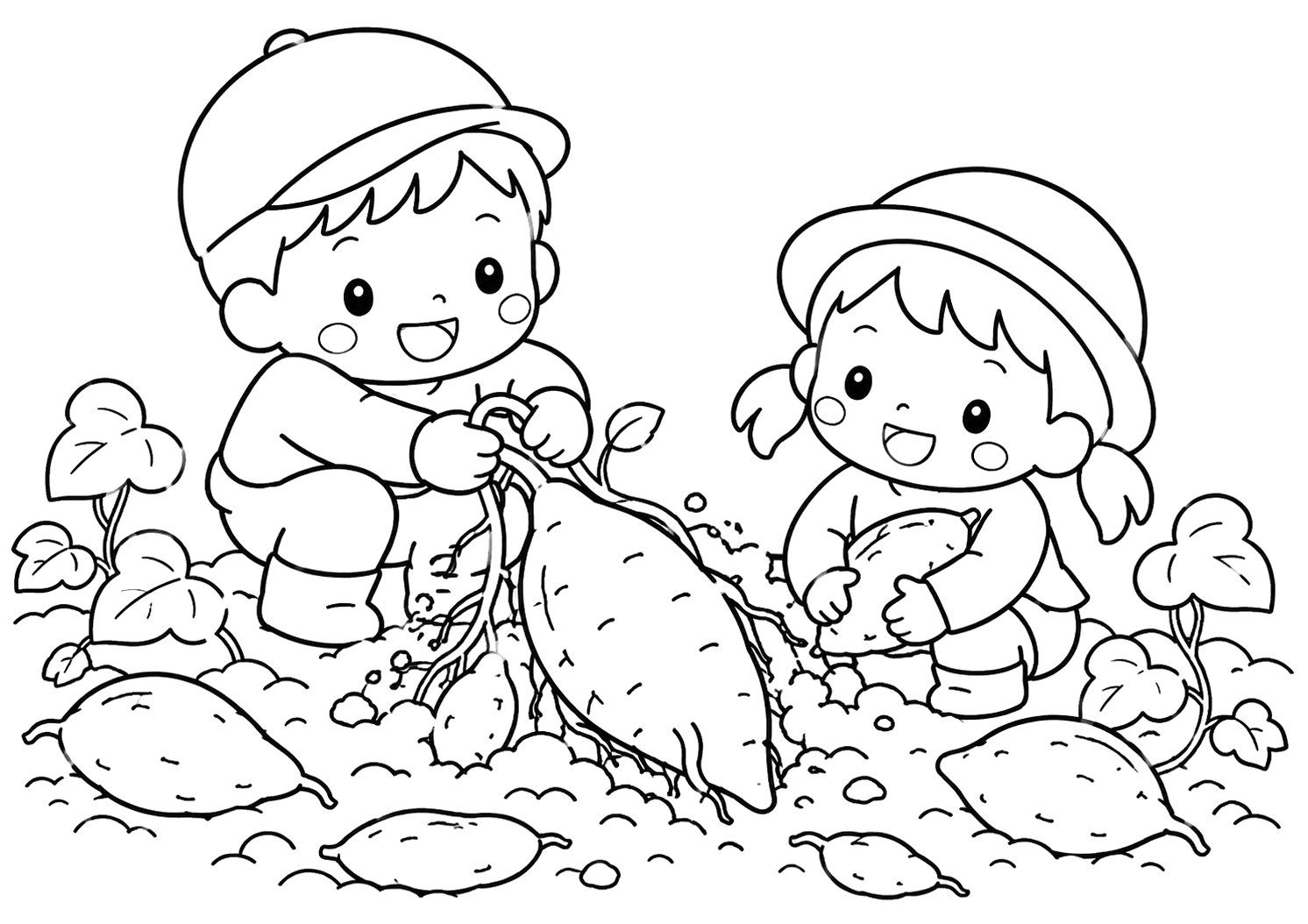 はたけでいもほり