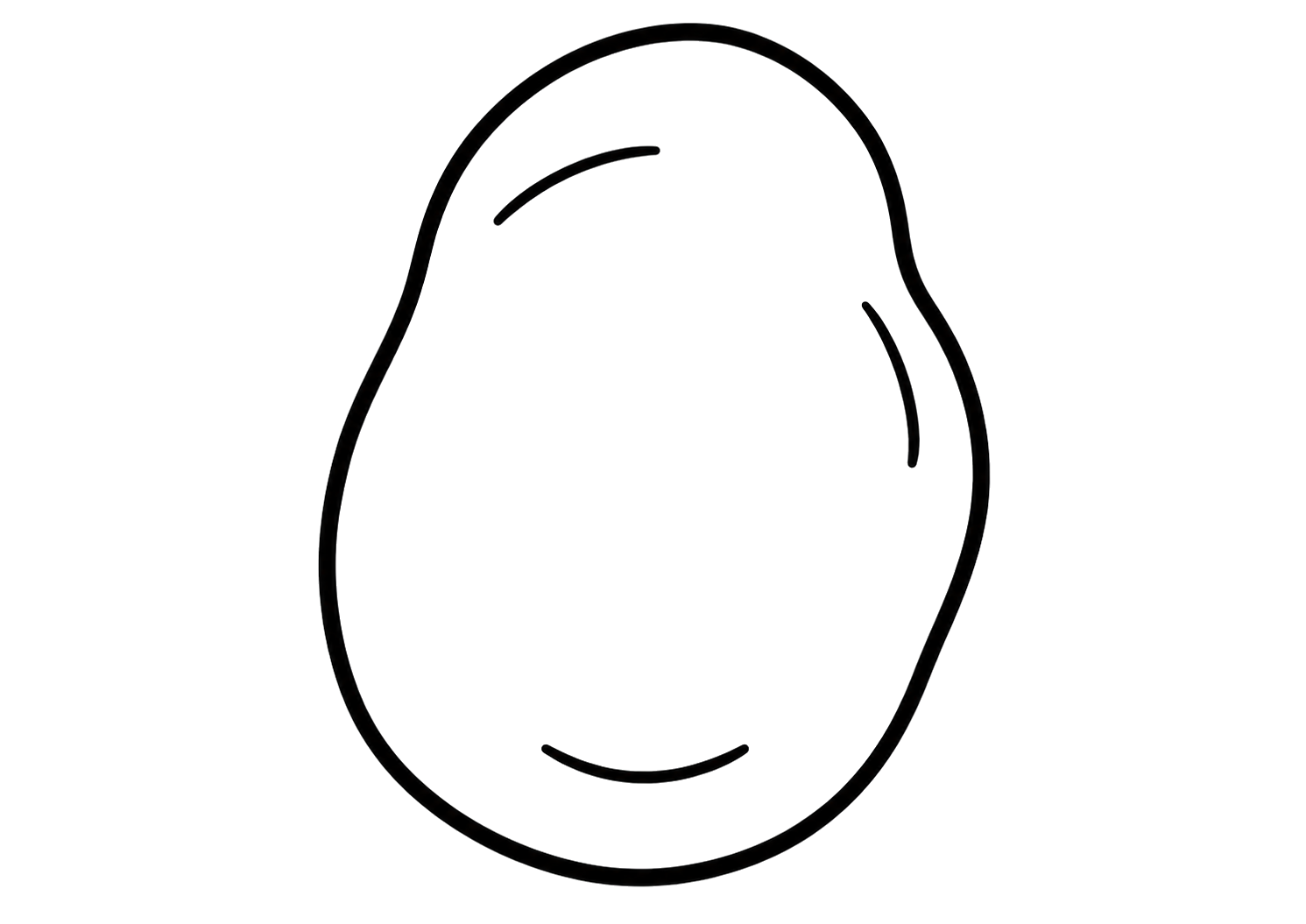 かわいいじゃがいも