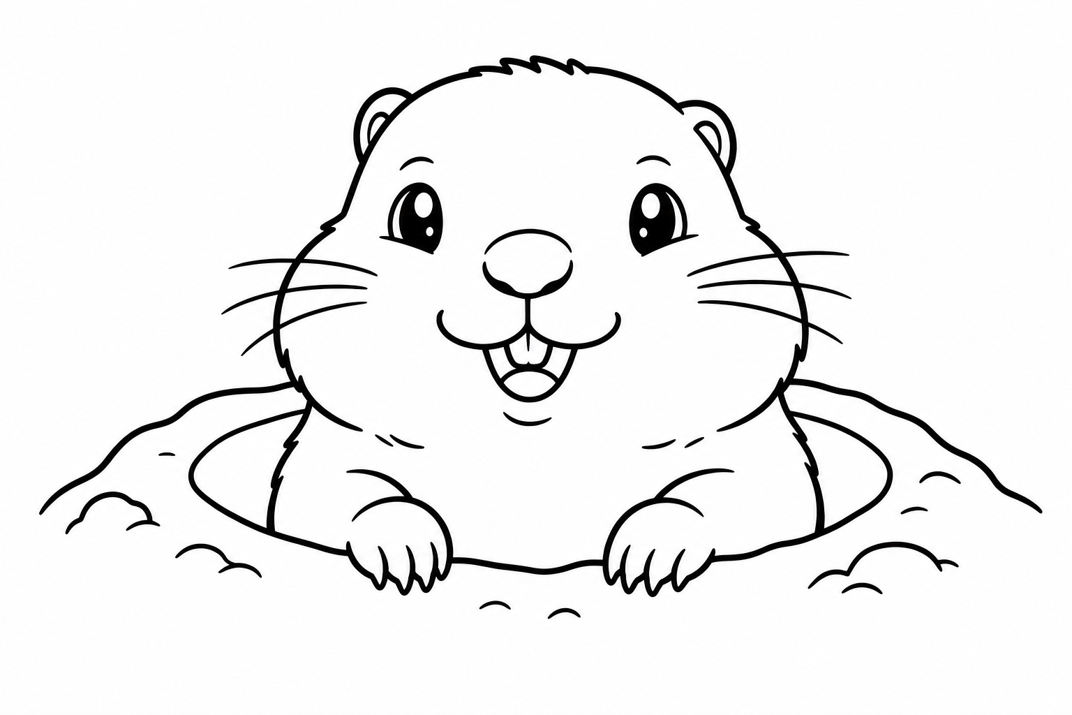 あなからでてきたプレーリードッグ