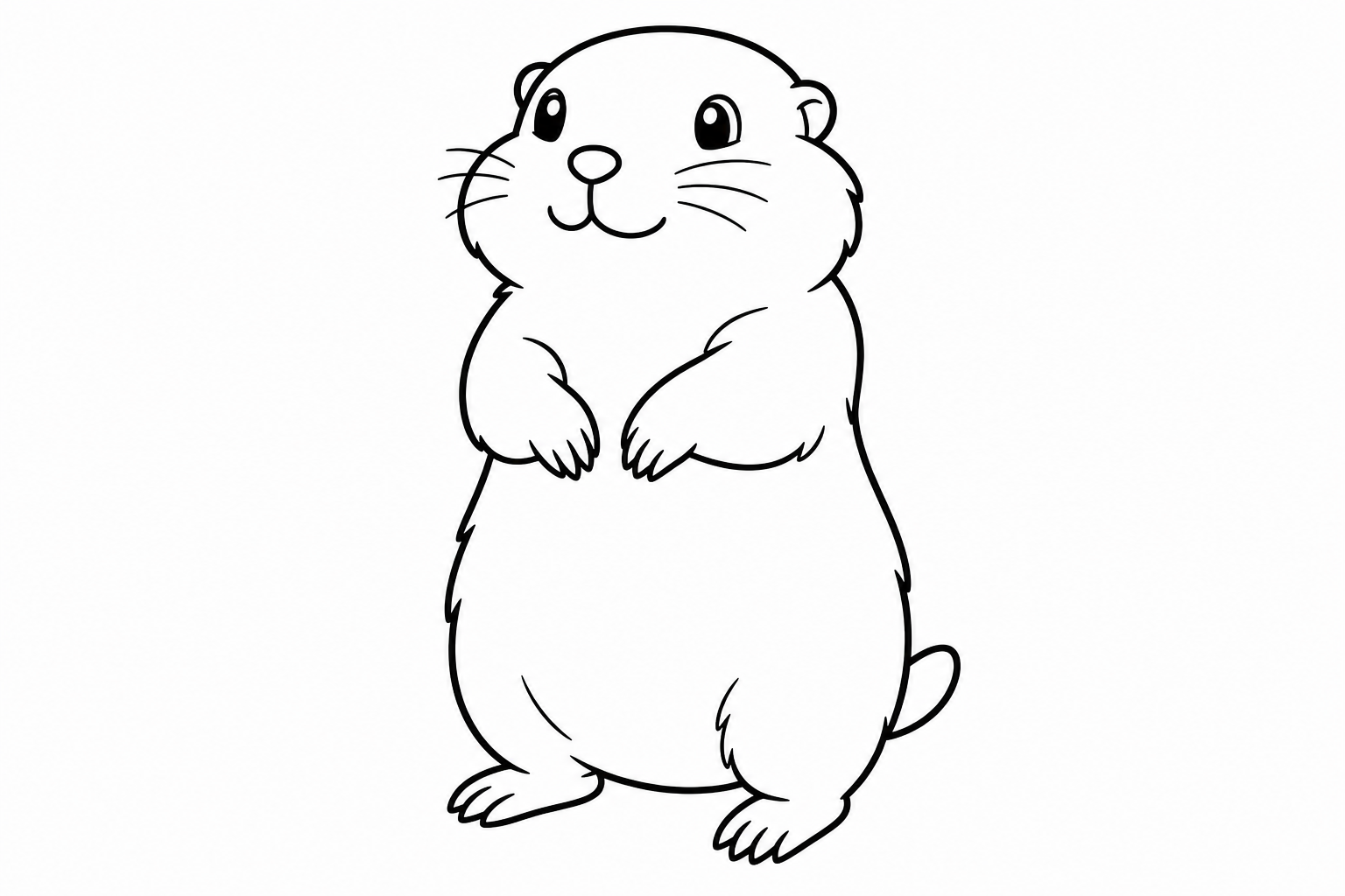 かわいいプレーリードッグ