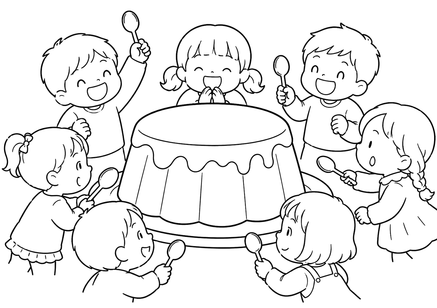 おおきなプリン