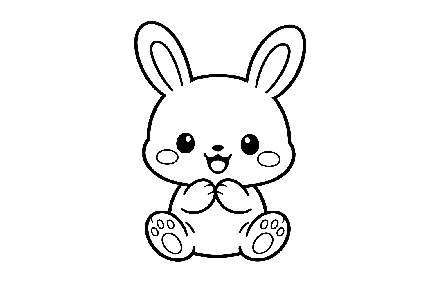 かわいいうさぎさん