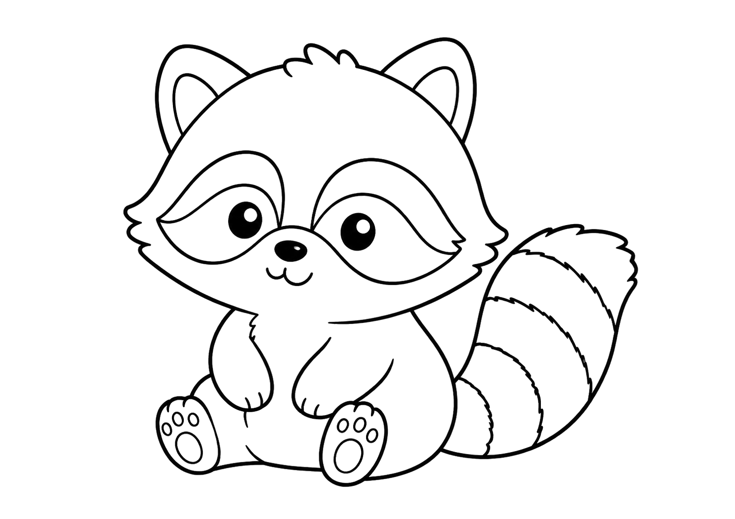 かわいいアライグマ