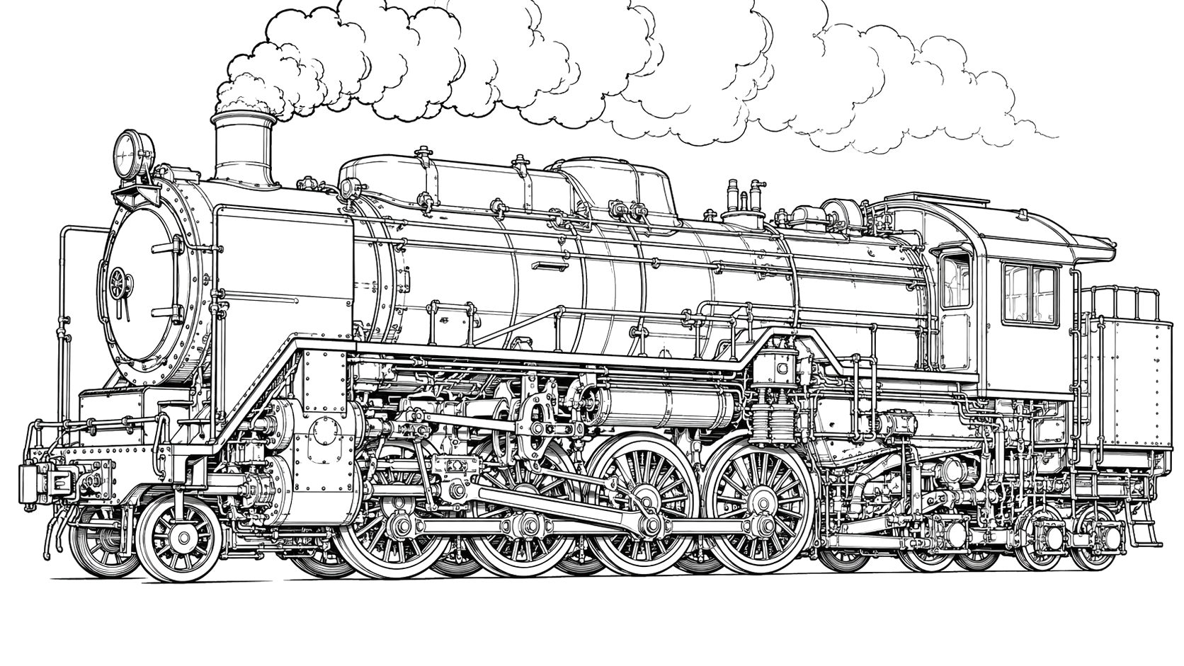 D51蒸気機関車(やさしい)