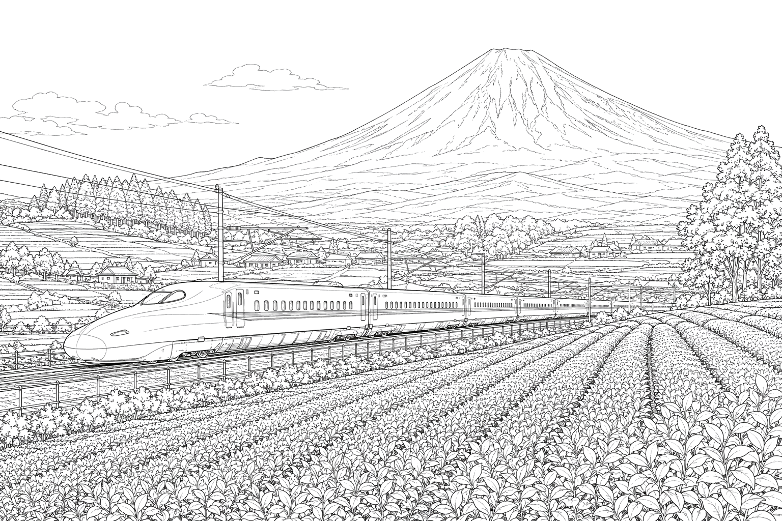 新幹線と富士山(こまかい)