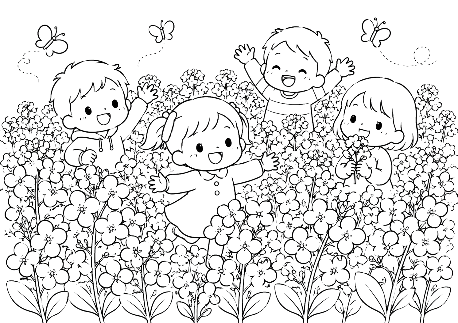 はるのなのはなばたけ