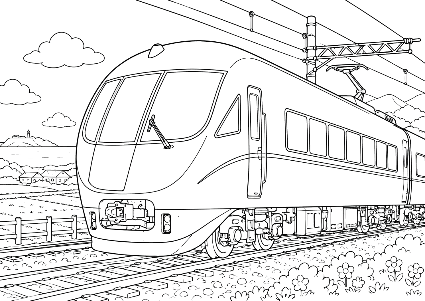 ロマンスカーMSE60000形のけしき