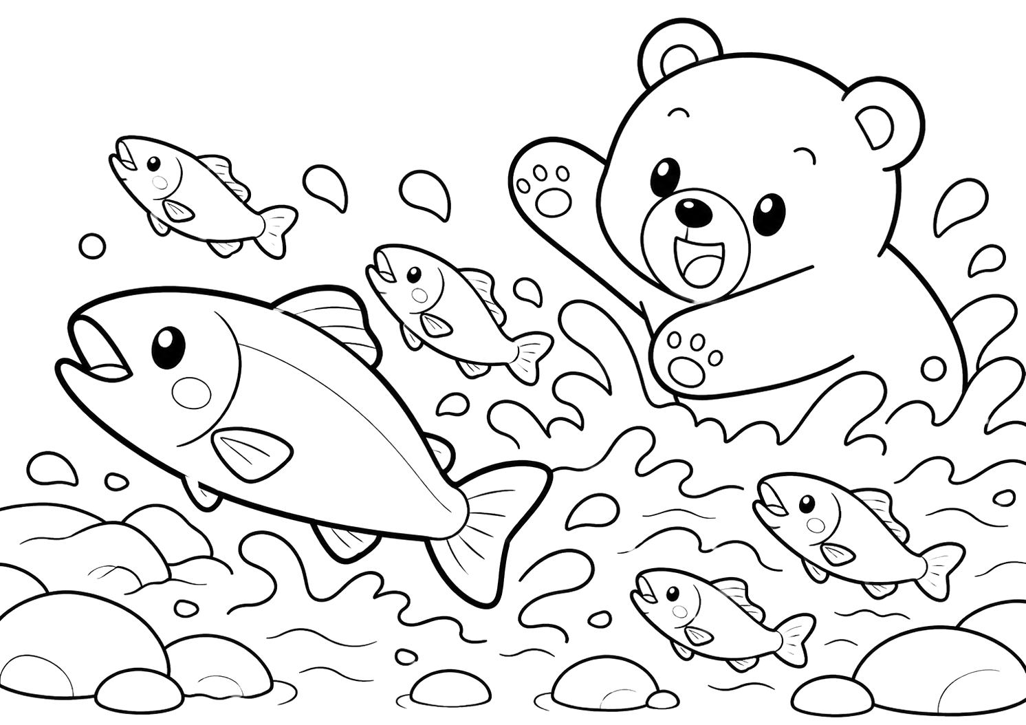 さけとクマ