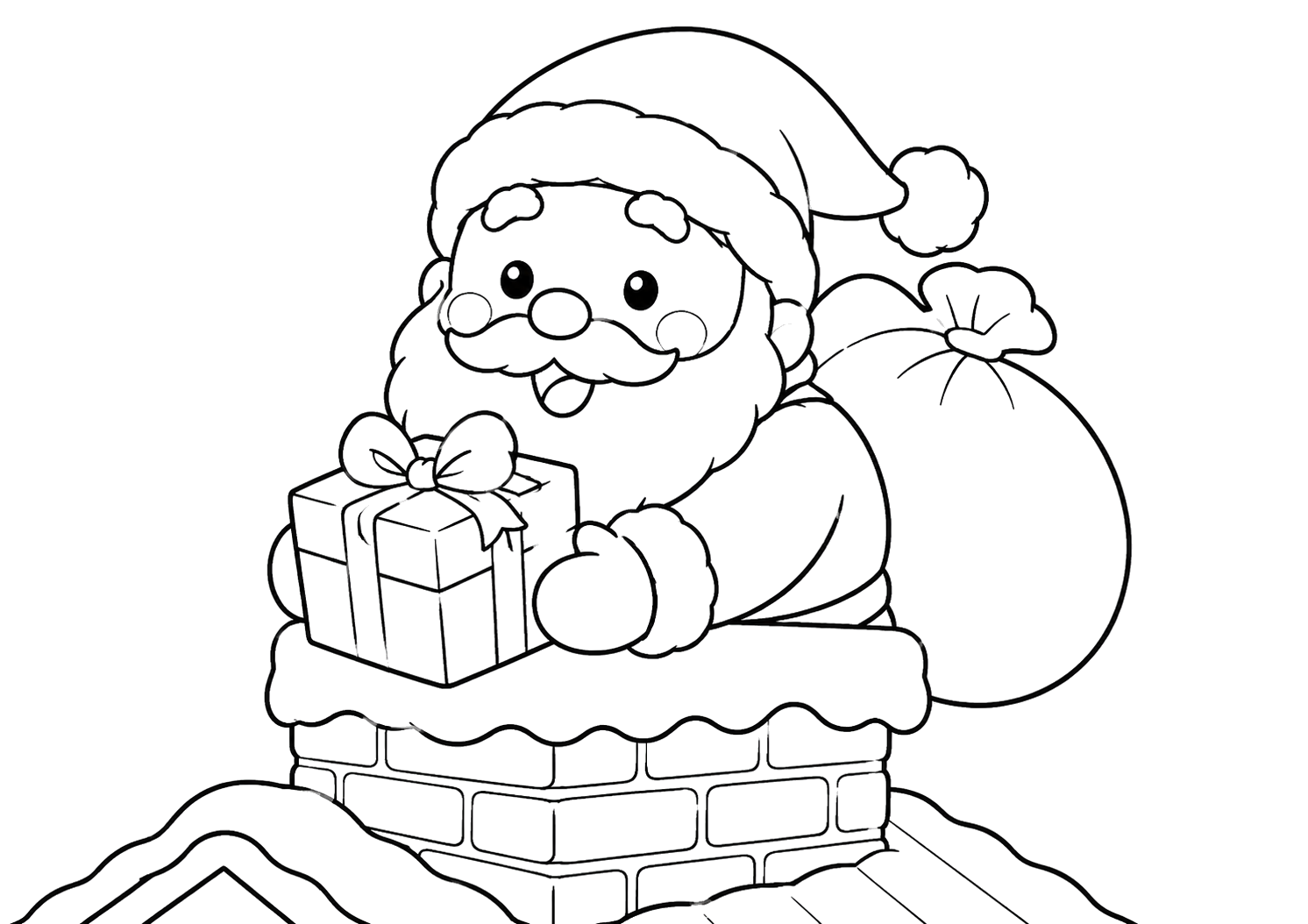 えんとつからサンタさん
