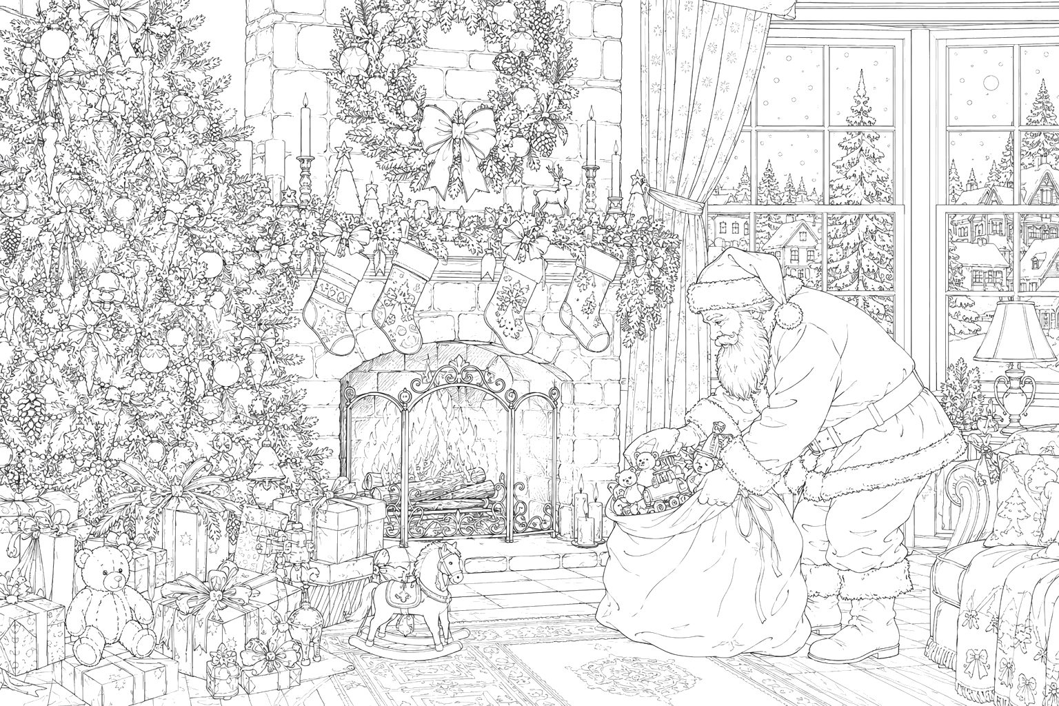 クリスマス(細密)
