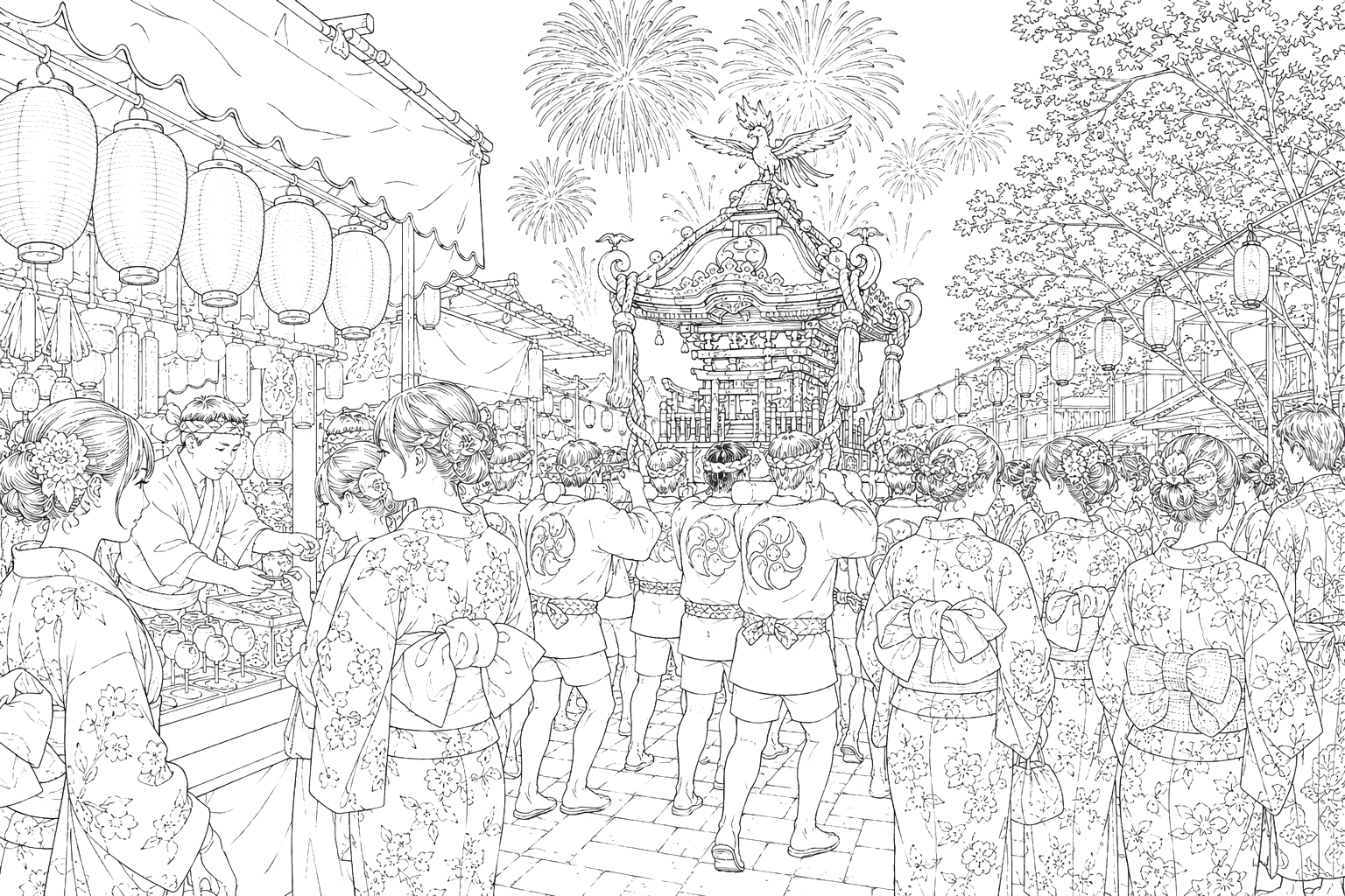 夏祭り(こまかい)