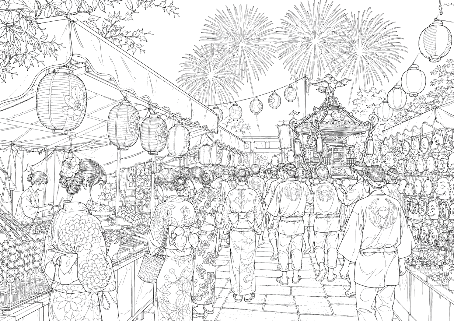 夏祭り(やさしい)