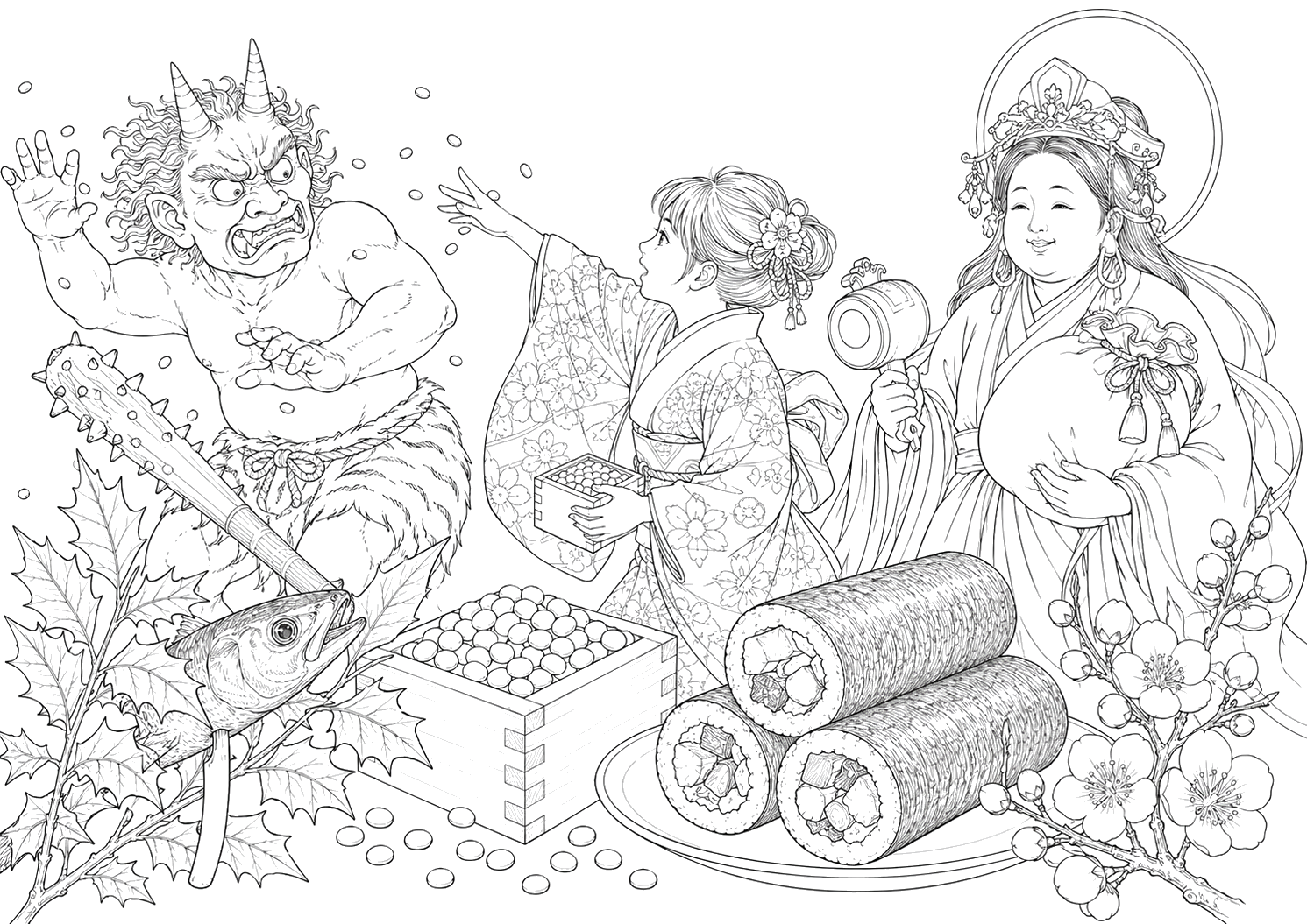 節分（細密）