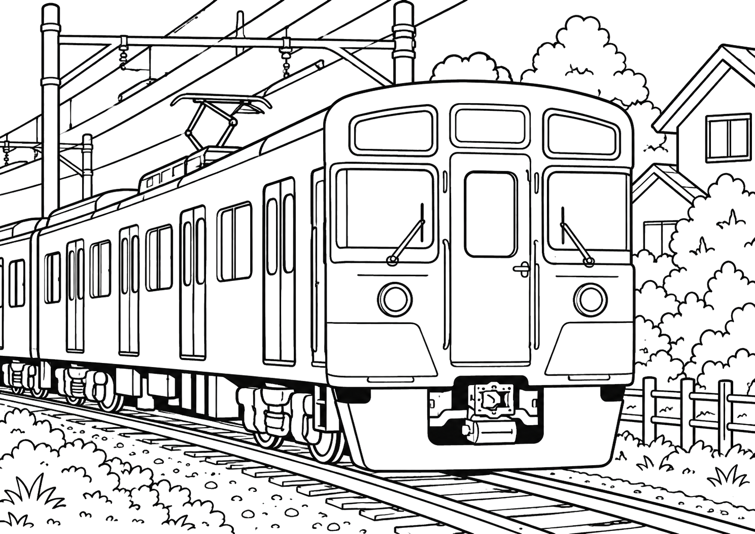 西武電車2000系のけしき