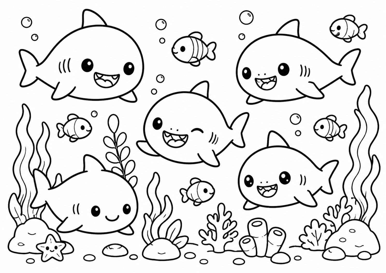 サメたちの大海原