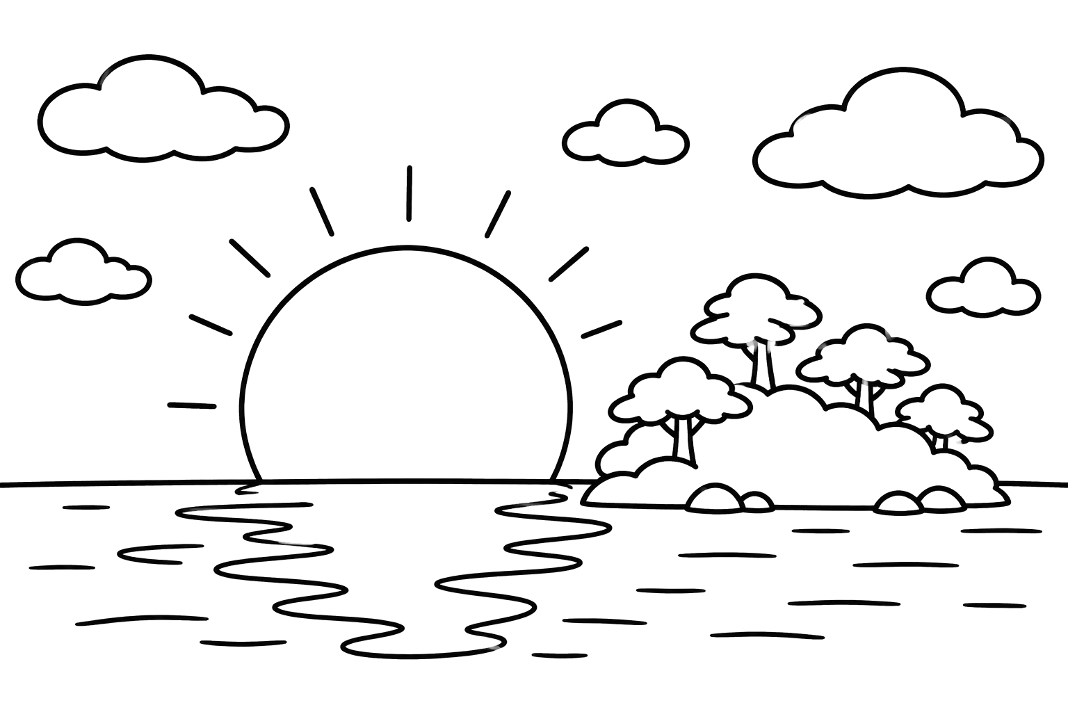 宍道湖の夕日（島根）