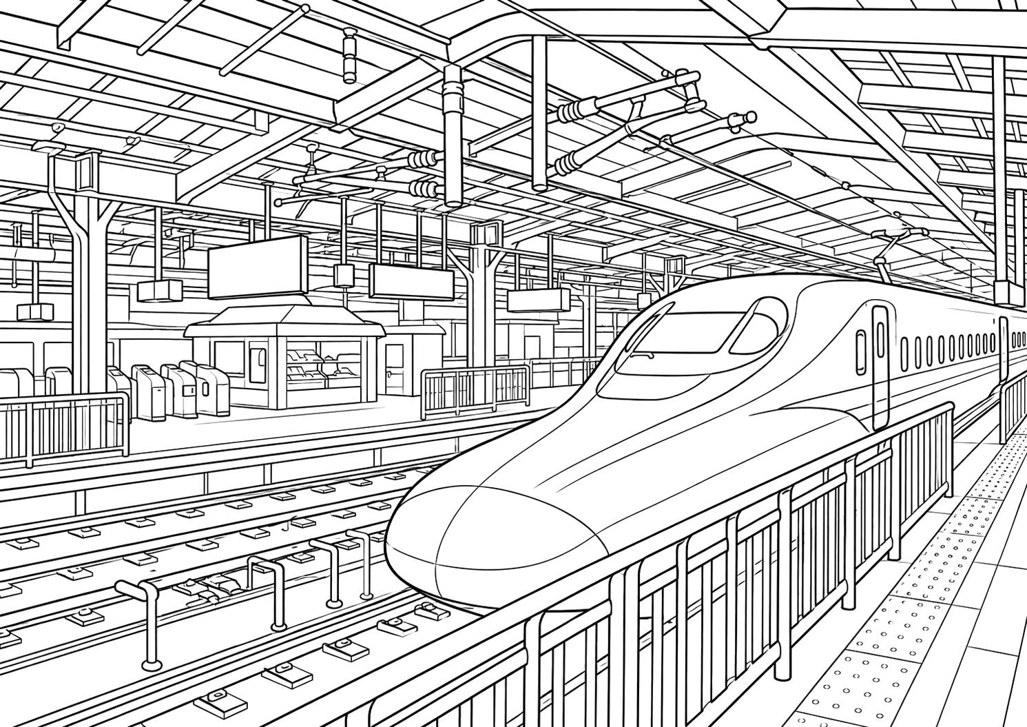にぎやかな新大阪駅