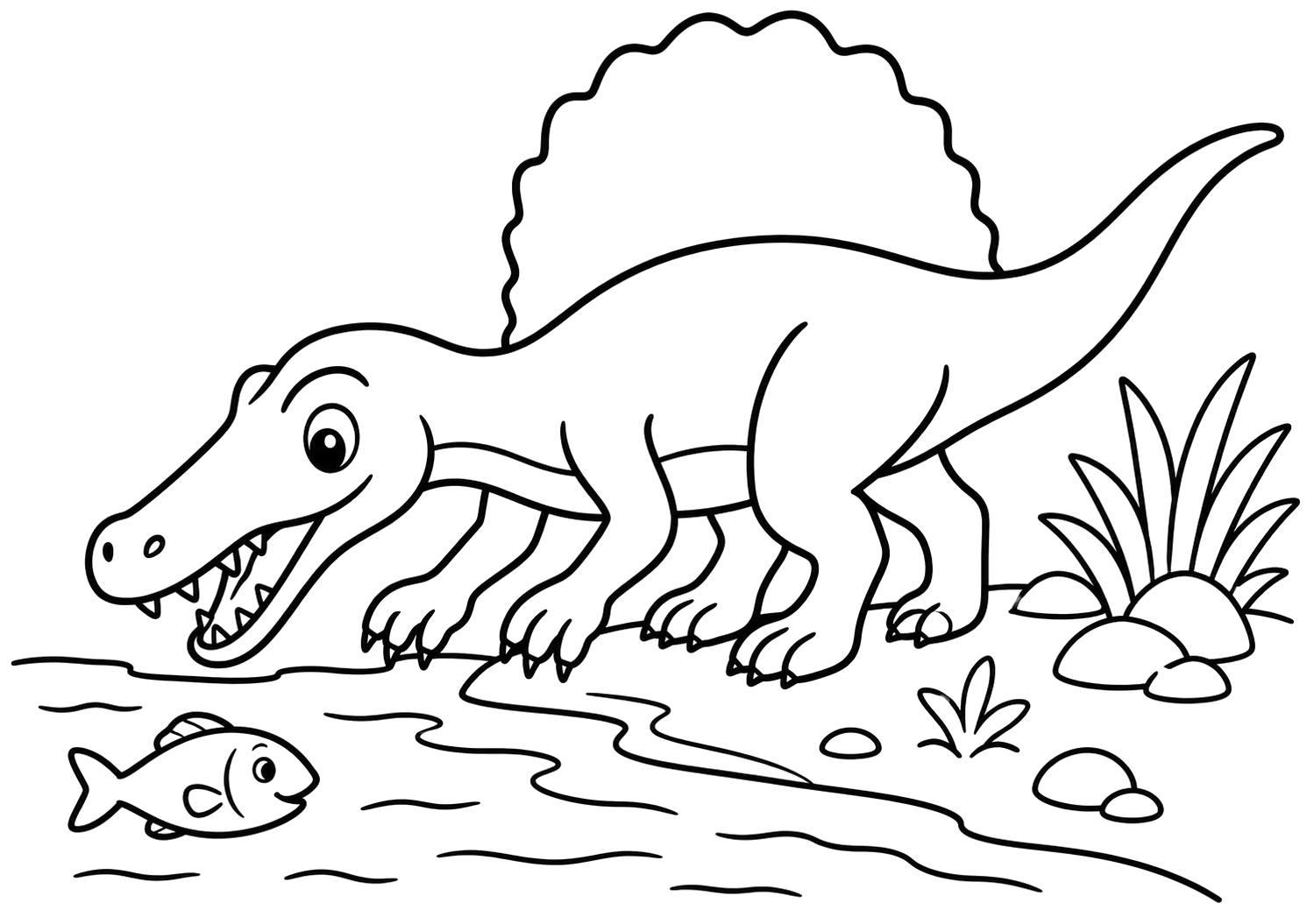 かわのスピノサウルス