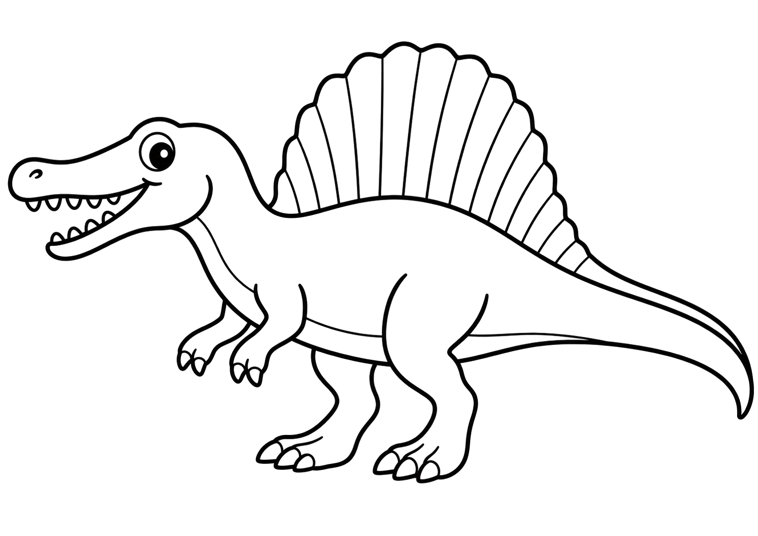 かわいいスピノサウルス