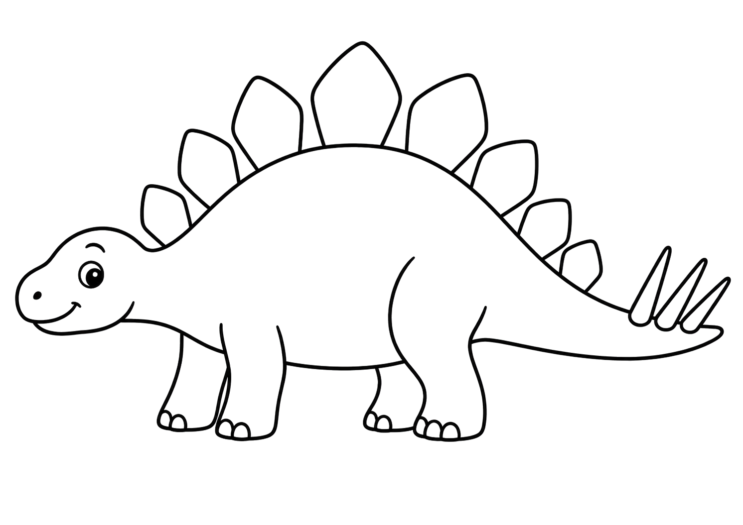 かわいいステゴサウルス