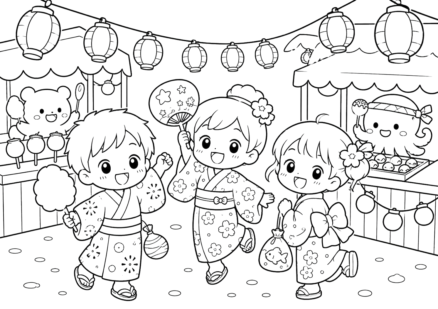 なつまつりのやたい