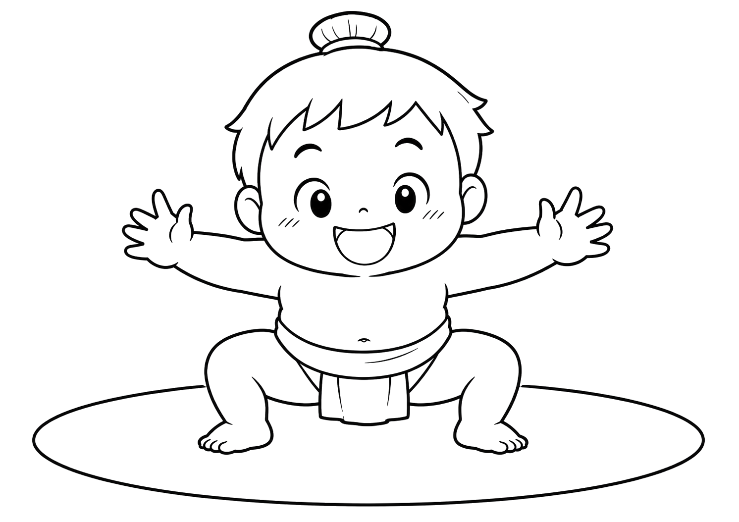 すもうポーズ
