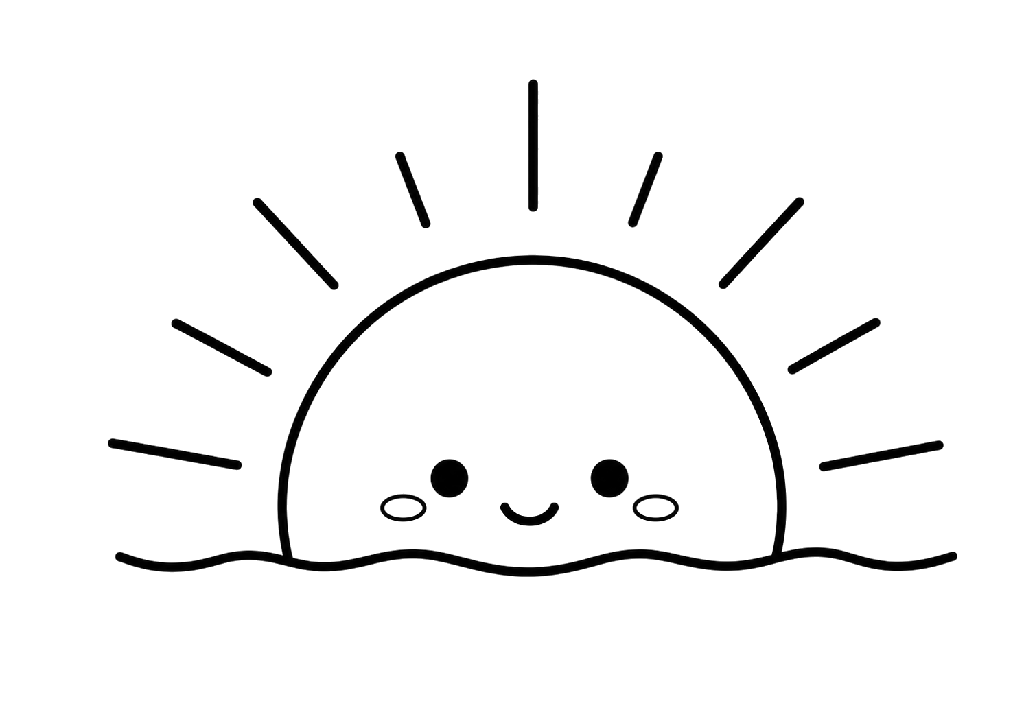かわいいゆうやけ