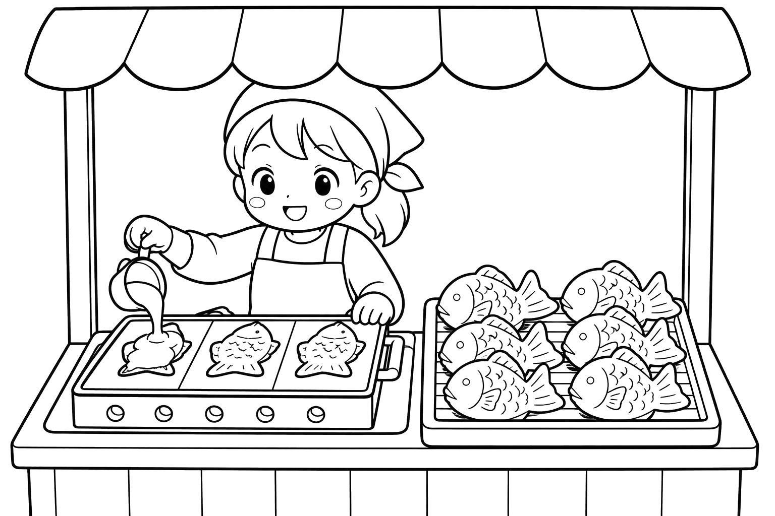 たい焼きのやたい