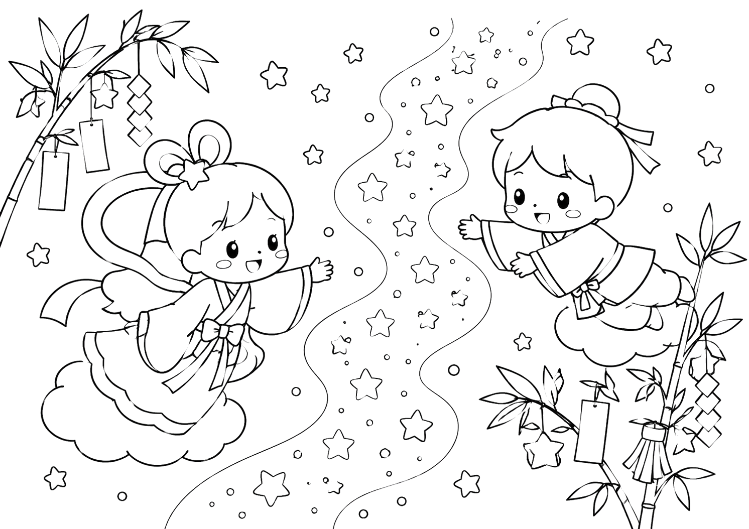 おりひめとひこぼし