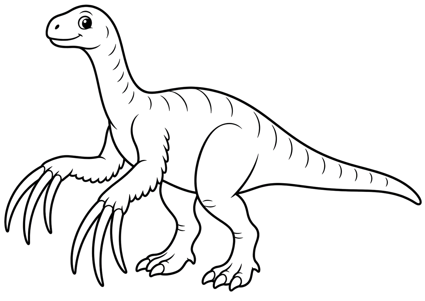 かわいいテリジノサウルス