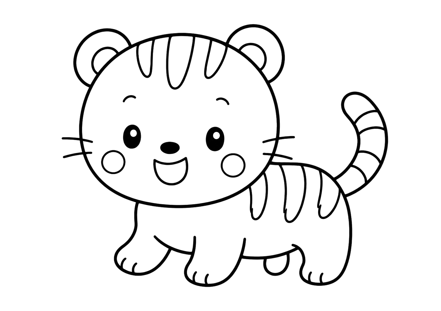 かわいいとら