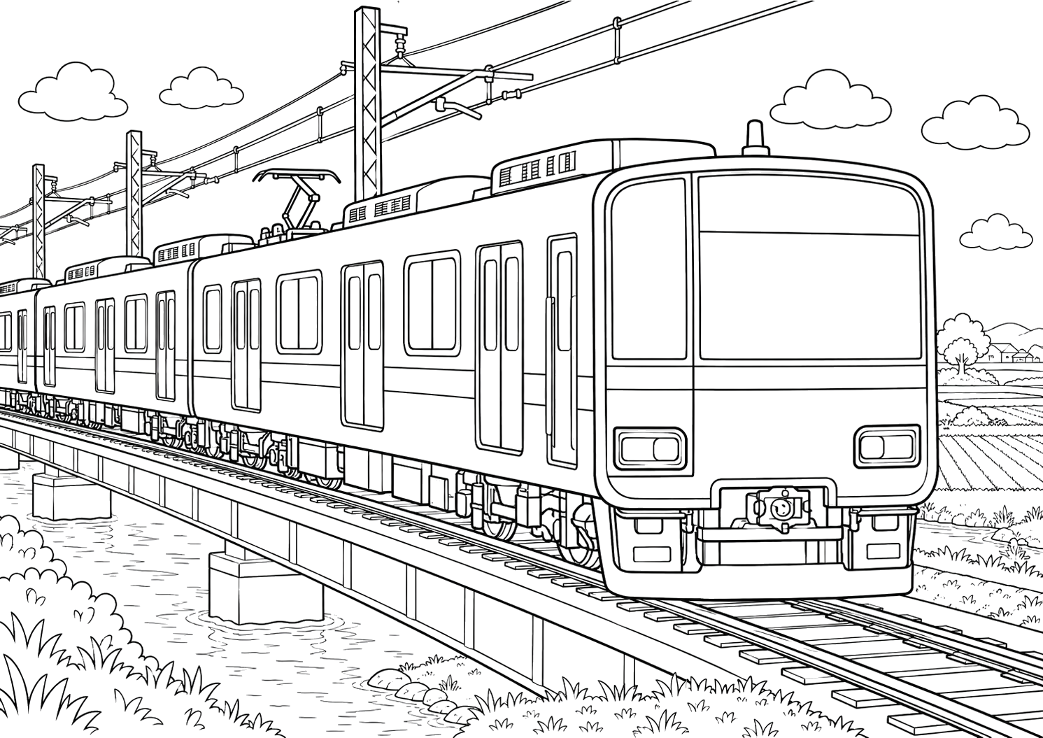 東武電車50050系のけしき