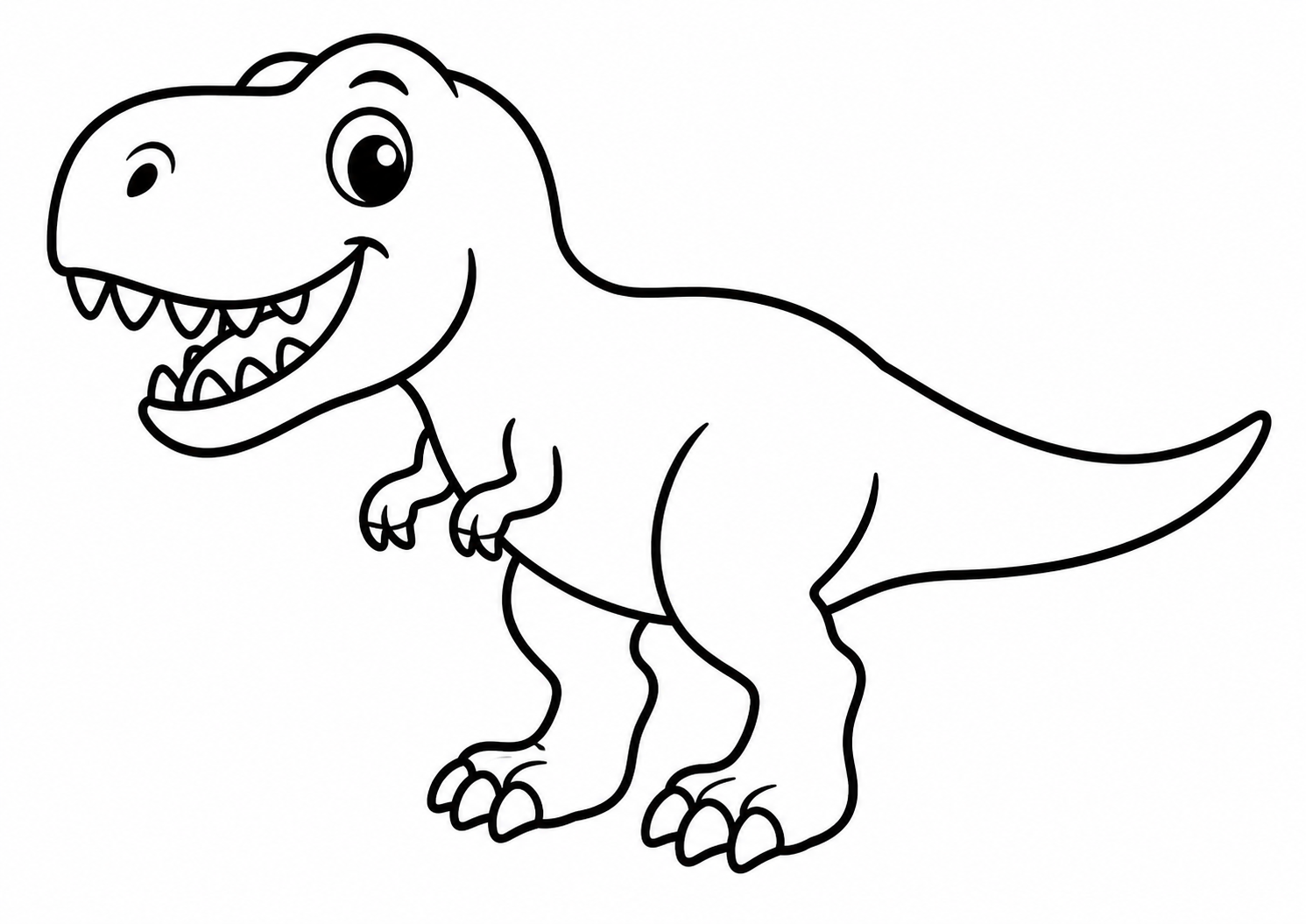 かわいいティラノサウルス