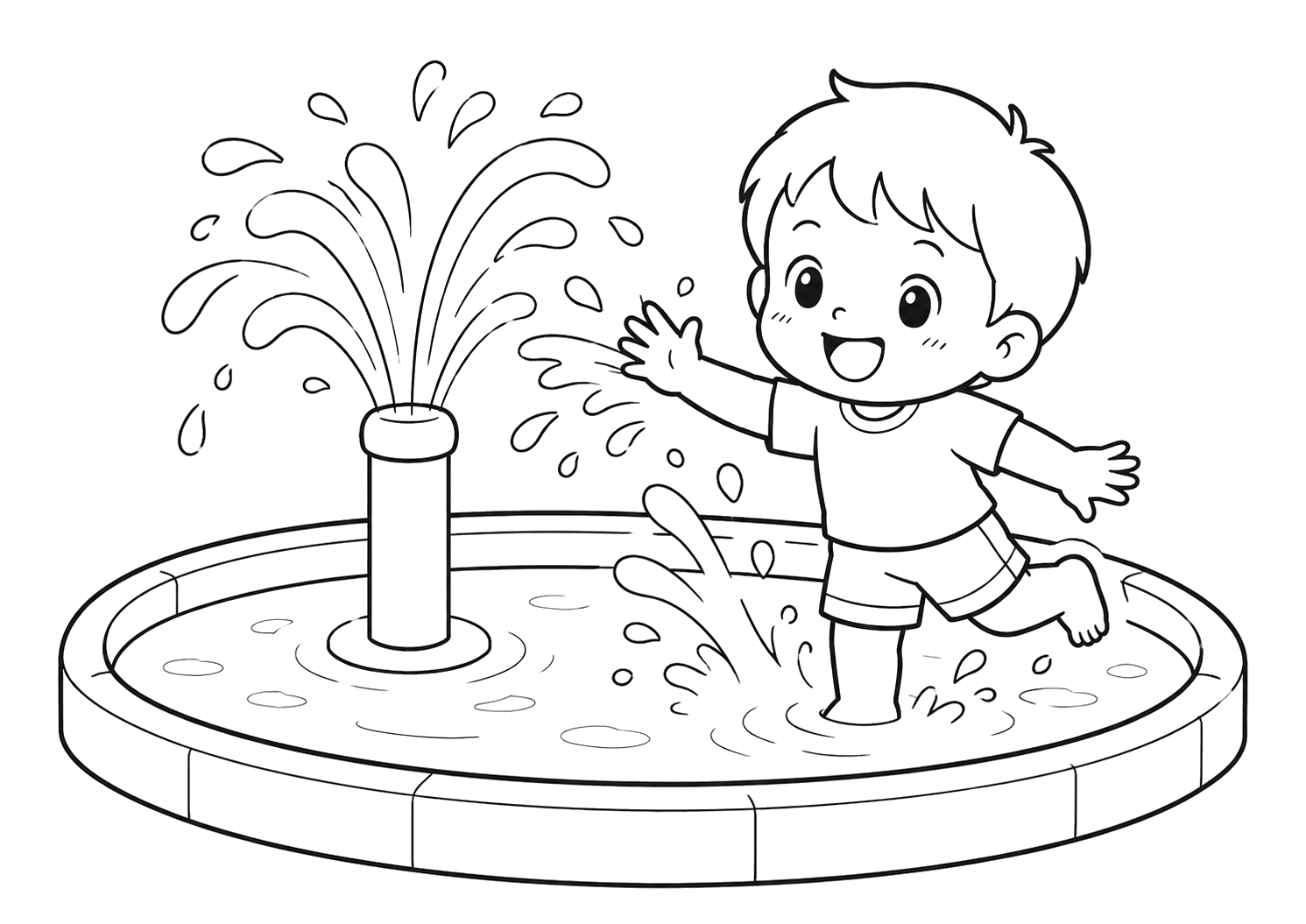 みずあそびだ！