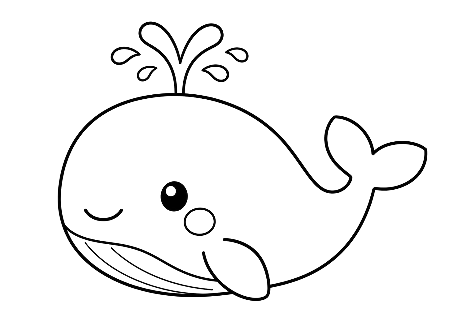 かわいいくじら