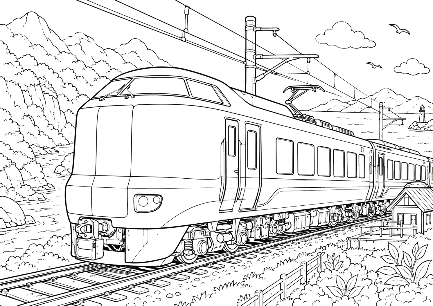 やくも273系のけしき