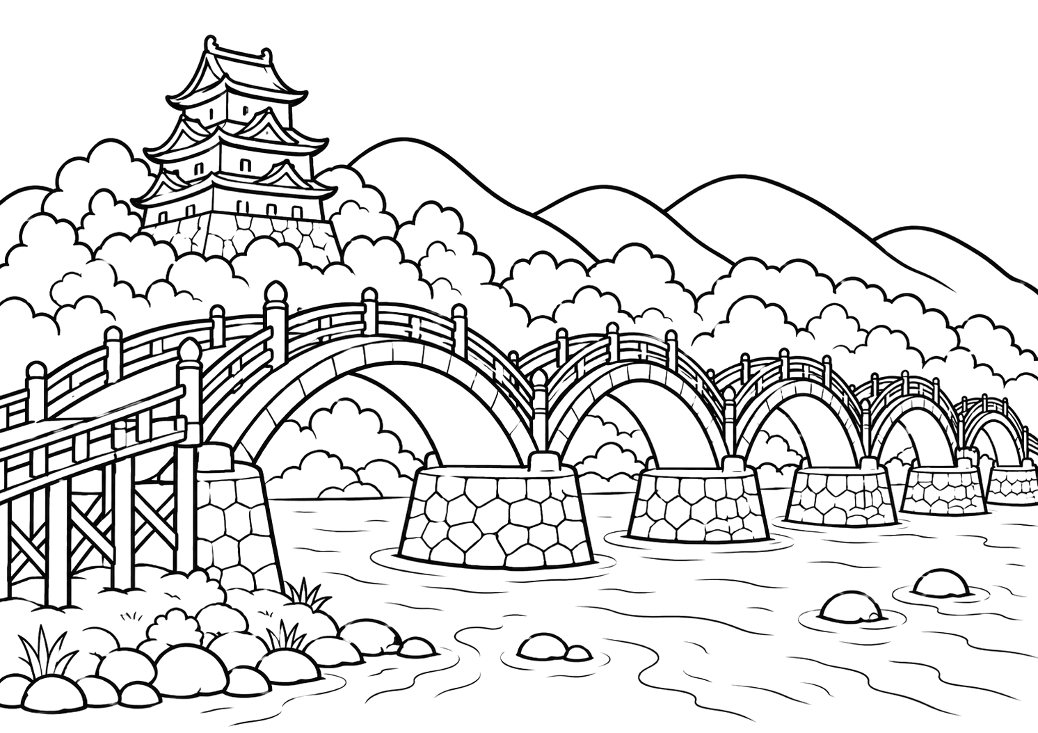 錦帯橋（山口・岩国）